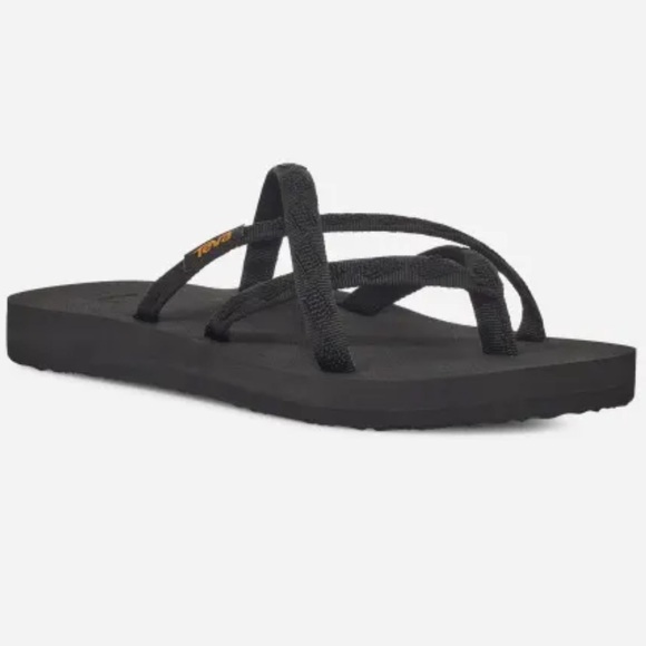 Teva Olowahu Black Flip Flops - Picture 1 of 11